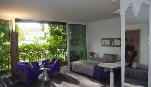 Habitación doble superior, balcón, en la zona del jardín