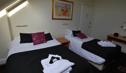 Habitación estándar con 2 camas individuales, varias camas