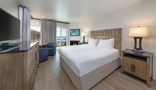 Habitación, 1 cama de matrimonio grande, vistas al mar