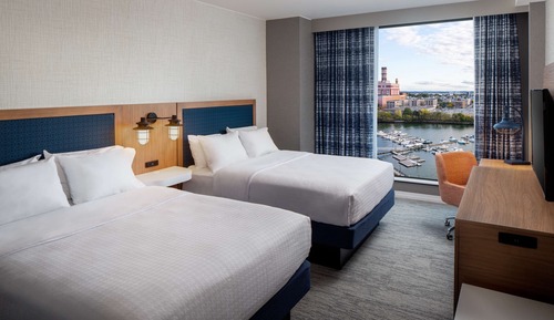 Habitación Premium, 2 camas de matrimonio (Water View, Hearing)