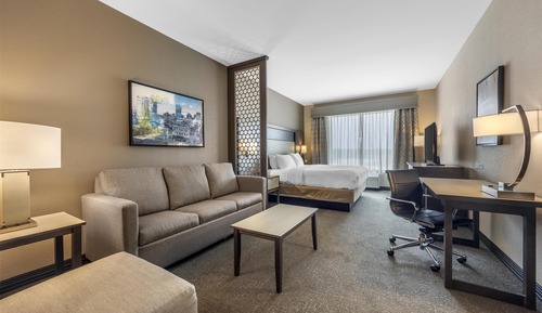 Suite, 1 cama de matrimonio grande, no fumadores (Walk-in Shower;with Sofabed)