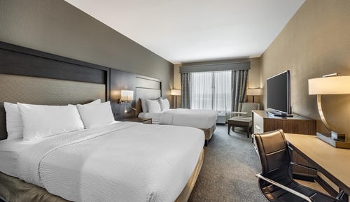 Habitación estándar, 2 camas de matrimonio, accesible para personas con discapacidad