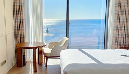 Habitación Deluxe con 2 camas individuales, vistas al mar