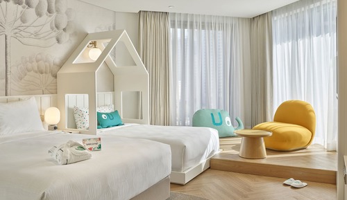 Habitación Deluxe con 2 camas individuales, vistas al mar (Kids)