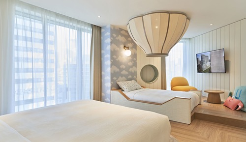 Habitación Deluxe con 2 camas individuales, vistas a la ciudad (Kids)