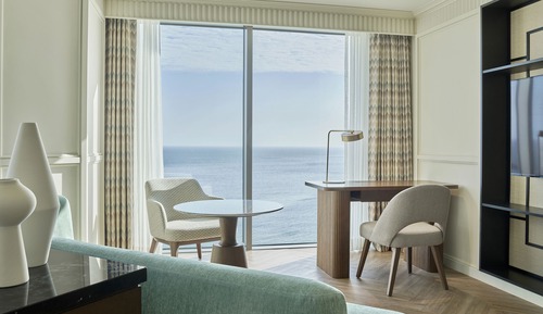 Habitación Premier, 1 cama de matrimonio grande, vistas al mar