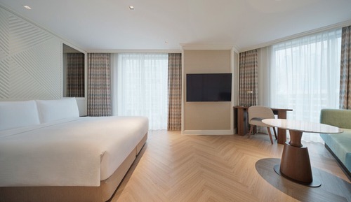 Habitación Premier, 1 cama de matrimonio grande, vistas a la ciudad