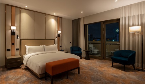 Habitación, 1 cama de matrimonio grande, accesible para personas con discapacidad