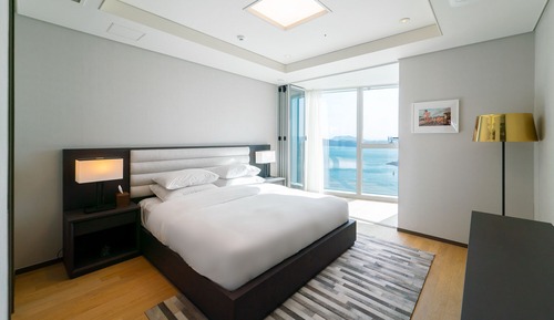 Suite presidencial, vistas al mar