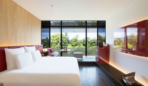 Habitación, 1 cama de matrimonio grande, no fumadores (Nijo Castle View)