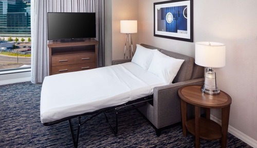 Suite, 1 cama de matrimonio grande (2 Room, Mobility, Roll-In, Water View)