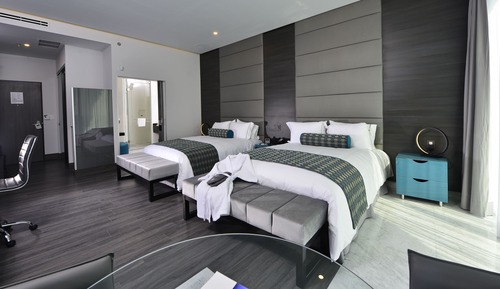 Habitación Deluxe doble, 2 camas de matrimonio