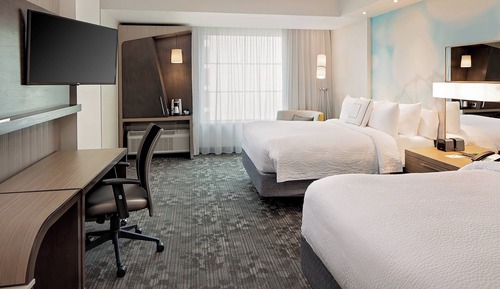 Habitación, 2 camas de matrimonio, no fumadores