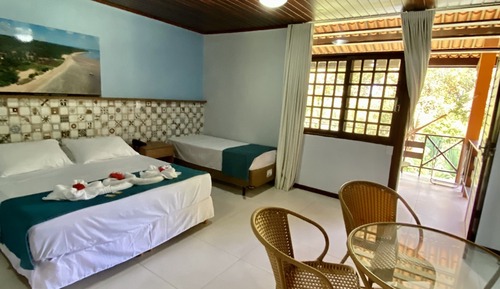 Habitación superior, vistas al lago (Ouro)
