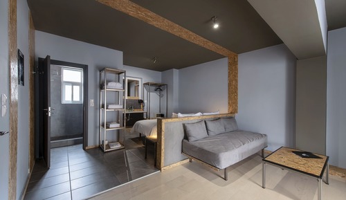 Suite romántica, balcón