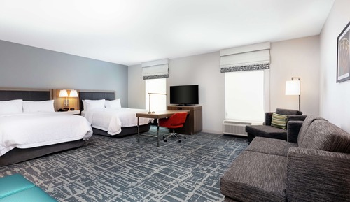 Suite, 2 camas de matrimonio, accesible para personas con discapacidad, frigorífico y microondas