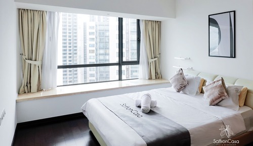 Apartamento ejecutivo, 2 habitaciones, no fumadores, vistas a la ciudad
