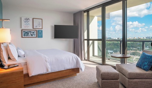 Estudio, 1 cama de matrimonio grande