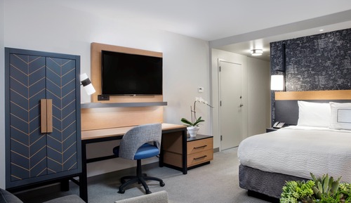 Habitación, 1 cama de matrimonio grande con sofá cama (Hearing Accessible)