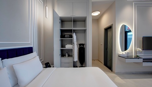 Chalet, 1 cama de matrimonio grande, balcón