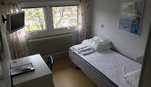 Habitación individual económica, baño compartido (Vandrarhem)