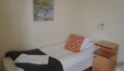 Habitación estándar con 2 camas individuales, baño privado (Hotellbyggnad)