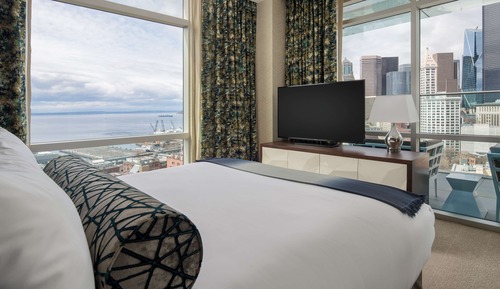 Ático, 1 cama de matrimonio grande, accesible para personas con discapacidad (Water View, Hearing)