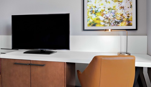 Habitación, 2 camas de matrimonio, vistas al lago