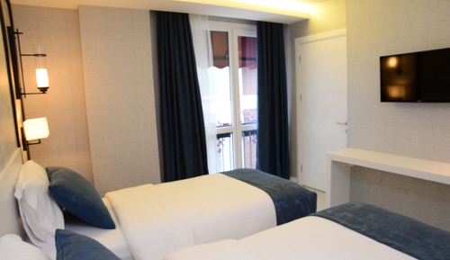 Suite superior, 1 cama de matrimonio con sofá cama, vistas a la ciudad