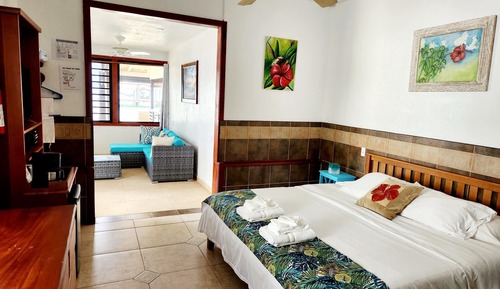 Habitación estándar, 1 cama de matrimonio grande, frente a la playa