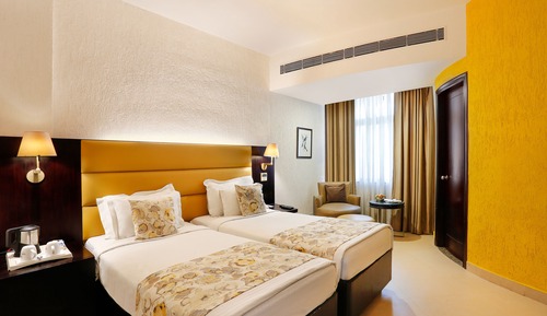 Habitación de lujo con 1 cama doble o 2 individuales, 1 cama de matrimonio grande