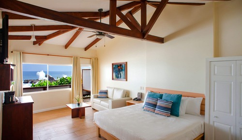 Habitación, 1 cama de matrimonio grande, vistas al mar