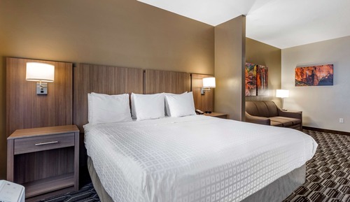 Suite, 1 cama de matrimonio grande, no fumadores, frigorífico y microondas (with Sofabed)