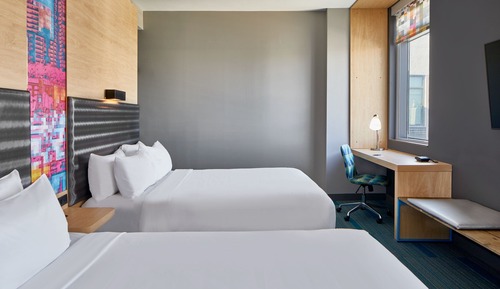 aloft, Habitación, 2 camas de matrimonio, no fumadores