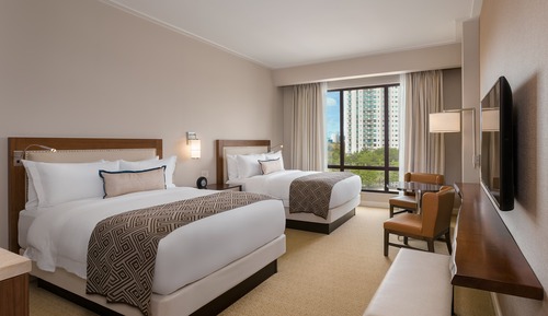 Habitación Deluxe, 2 camas de matrimonio, no fumadores, vistas al campo de golf