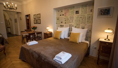 Suite estudio exclusiva, cocina básica, vistas a la ciudad