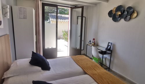 Habitación Confort con 2 camas individuales (rez-de-chaussée)