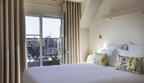 Habitación de lujo, terraza (View on the Eiffel Tower)