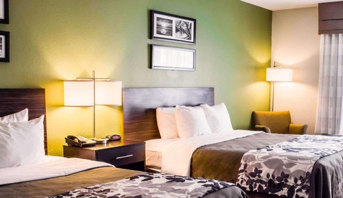 Habitación estándar, 2 camas de matrimonio, no fumadores