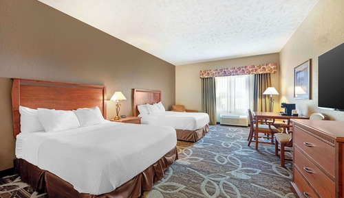 Habitación estándar, 2 camas de matrimonio, accesible para personas con discapacidad