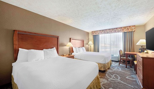 Habitación estándar, 2 camas de matrimonio, no fumadores, frigorífico y microondas