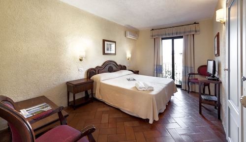 Habitación económica doble, vistas al jardín