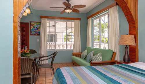 Suite estudio Premier, 1 cama de matrimonio grande, balcón, vistas al mar