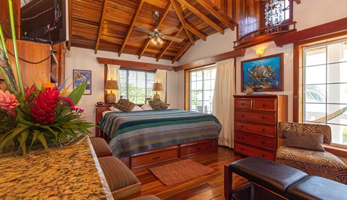 Suite estudio panorámica, 1 cama de matrimonio grande, balcón, vistas al mar