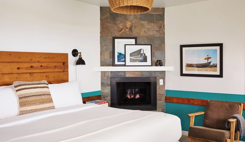 Habitación, 1 cama de matrimonio grande, vistas al mar