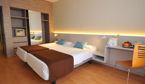 Habitación clásica con 2 camas individuales, vistas a la montaña