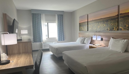 Habitación, 2 camas de matrimonio, no fumadores