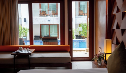 Habitación Deluxe, acceso a la piscina (Free Daily Minibar)