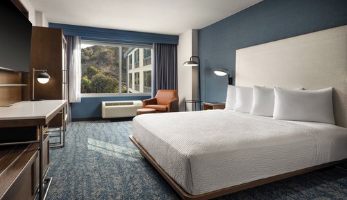 Habitación, 1 cama de matrimonio grande con sofá cama (Mobility Accessible, Roll-in Shower)