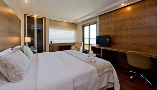 Habitación Deluxe doble, balcón, vistas al mar